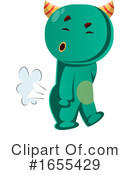 Green Monster Clipart #1655429 by Morphart Creations