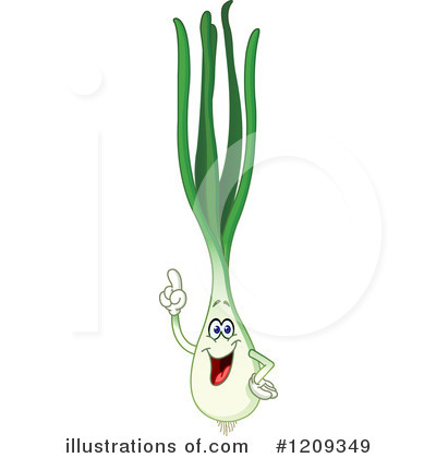 Royalty-Free (RF) Green Onions Clipart Illustration by yayayoyo - Stock Sample #1209349