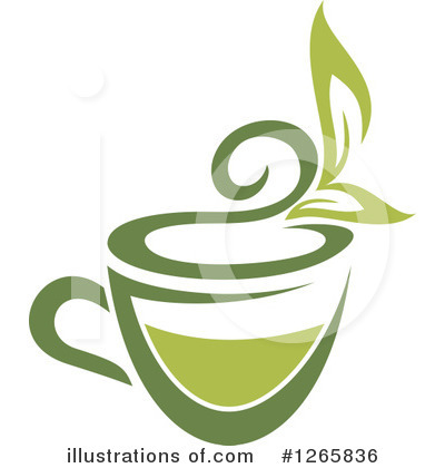 Royalty-Free (RF) Green Tea Clipart Illustration by Vector Tradition SM - Stock Sample #1265836
