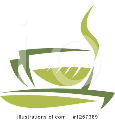 Royalty-Free (RF) Green Tea Clipart Illustration by Vector Tradition SM - Stock Sample #1267389