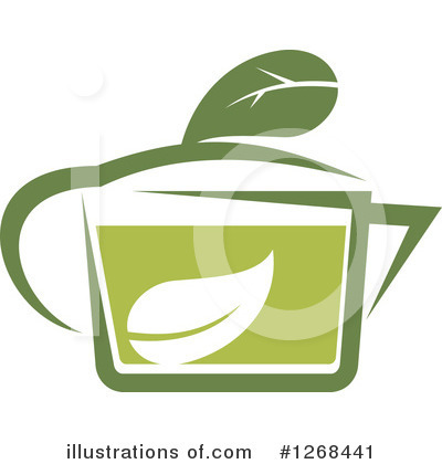 Royalty-Free (RF) Green Tea Clipart Illustration by Vector Tradition SM - Stock Sample #1268441
