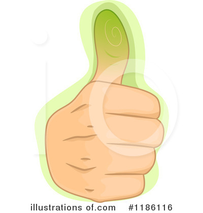 Royalty-Free (RF) Green Thumb Clipart Illustration by BNP Design Studio - Stock Sample #1186116