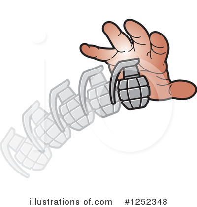 Royalty-Free (RF) Grenade Clipart Illustration by Lal Perera - Stock Sample #1252348