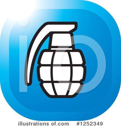 Royalty-Free (RF) Grenade Clipart Illustration by Lal Perera - Stock Sample #1252349