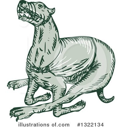 Royalty-Free (RF) Greyhound Clipart Illustration by patrimonio - Stock Sample #1322134