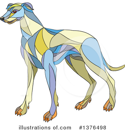 Royalty-Free (RF) Greyhound Clipart Illustration by patrimonio - Stock Sample #1376498
