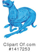Greyhound Clipart #1417253 by patrimonio