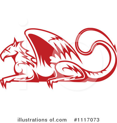 Royalty-Free (RF) Griffin Clipart Illustration by Vector Tradition SM - Stock Sample #1117073
