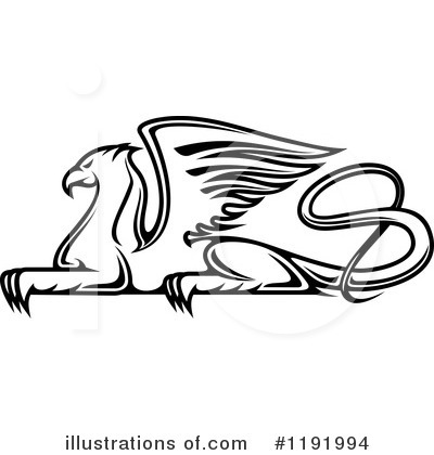 Royalty-Free (RF) Griffin Clipart Illustration by Vector Tradition SM - Stock Sample #1191994