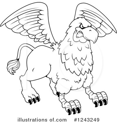 Royalty-Free (RF) Griffin Clipart Illustration by Cory Thoman - Stock Sample #1243249