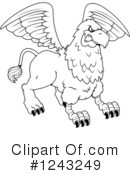 Griffin Clipart #1243249 by Cory Thoman