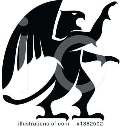 Royalty-Free (RF) Griffin Clipart Illustration by Vector Tradition SM - Stock Sample #1382502