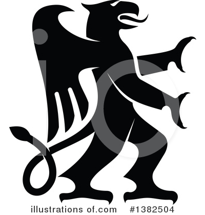 Royalty-Free (RF) Griffin Clipart Illustration by Vector Tradition SM - Stock Sample #1382504