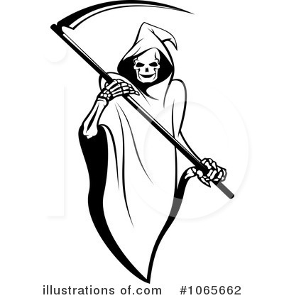 Royalty-Free (RF) Grim Reaper Clipart Illustration by Vector Tradition SM - Stock Sample #1065662