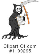 Grim Reaper Clipart #1109295 by LaffToon