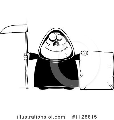 Royalty-Free (RF) Grim Reaper Clipart Illustration by Cory Thoman - Stock Sample #1128815