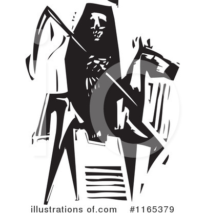 Royalty-Free (RF) Grim Reaper Clipart Illustration by xunantunich - Stock Sample #1165379