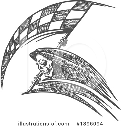 Royalty-Free (RF) Grim Reaper Clipart Illustration by Vector Tradition SM - Stock Sample #1396094