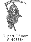 Grim Reaper Clipart #1403384 by Vector Tradition SM