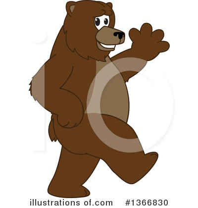 Royalty-Free (RF) Grizzly Bear Clipart Illustration by Mascot Junction - Stock Sample #1366830