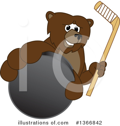 Royalty-Free (RF) Grizzly Bear Clipart Illustration by Mascot Junction - Stock Sample #1366842