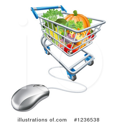 Trolley Clipart #1236538 by AtStockIllustration
