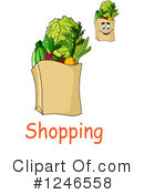 Groceries Clipart #1246558 by Vector Tradition SM