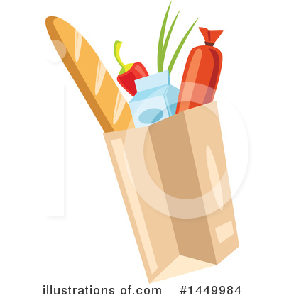 Shopping Bag Clipart #1449984 by Vector Tradition SM