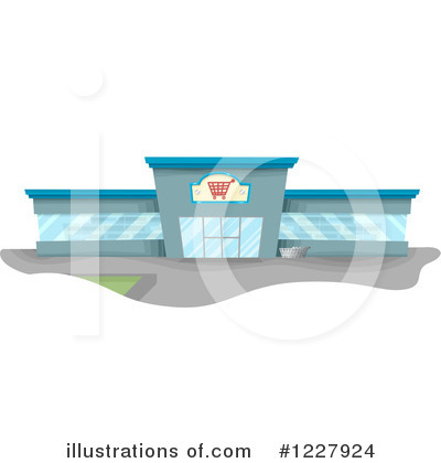 Royalty-Free (RF) Grocery Store Clipart Illustration by BNP Design Studio - Stock Sample #1227924