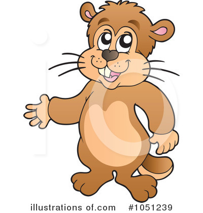 Royalty-Free (RF) Groundhog Clipart Illustration by visekart - Stock Sample #1051239