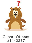 Groundhog Clipart #1443287 by Hit Toon