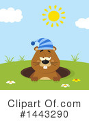 Groundhog Clipart #1443290 by Hit Toon