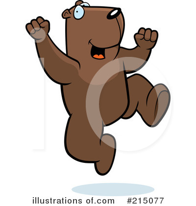 Royalty-Free (RF) Groundhog Clipart Illustration by Cory Thoman - Stock Sample #215077