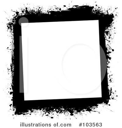 Royalty-Free (RF) Grunge Frame Clipart Illustration by michaeltravers - Stock Sample #103563
