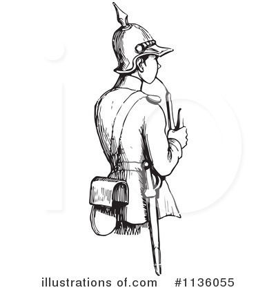 Royalty-Free (RF) Guard Clipart Illustration by Picsburg - Stock Sample #1136055