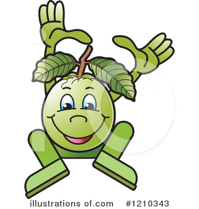 Royalty-Free (RF) Guava Clipart Illustration by Lal Perera - Stock Sample #1210343