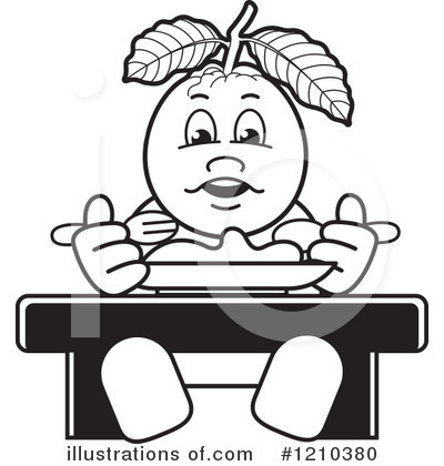 Royalty-Free (RF) Guava Clipart Illustration by Lal Perera - Stock Sample #1210380