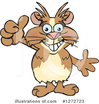 Royalty-Free (RF) Guinea Pig Clipart Illustration by Dennis Holmes Designs - Stock Sample #1272723