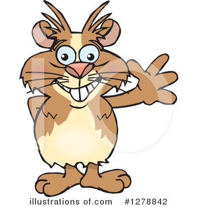 Royalty-Free (RF) Guinea Pig Clipart Illustration by Dennis Holmes Designs - Stock Sample #1278842