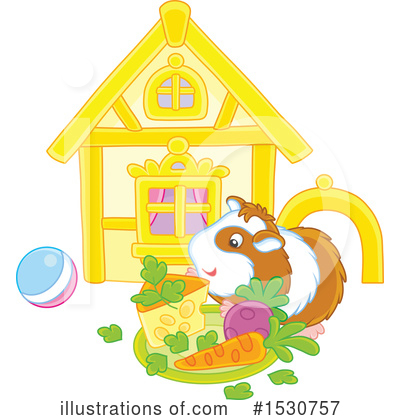 Royalty-Free (RF) Guinea Pig Clipart Illustration by Alex Bannykh - Stock Sample #1530757