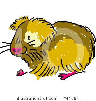Royalty-Free (RF) Guinea Pig Clipart Illustration by Prawny - Stock Sample #41684