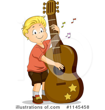 Royalty-Free (RF) Guitar Clipart Illustration by BNP Design Studio - Stock Sample #1145458