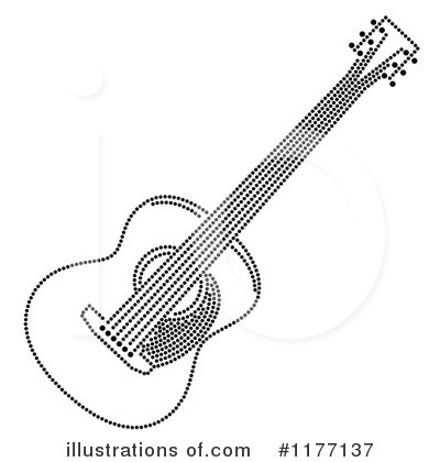 Royalty-Free (RF) Guitar Clipart Illustration by Cherie Reve - Stock Sample #1177137