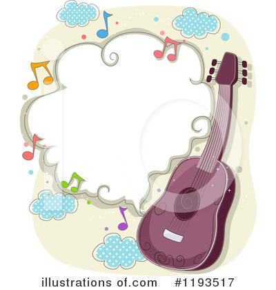 Royalty-Free (RF) Guitar Clipart Illustration by BNP Design Studio - Stock Sample #1193517