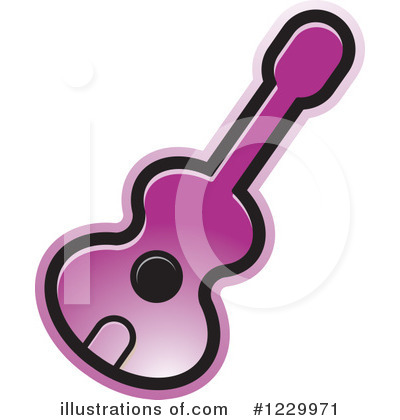 Royalty-Free (RF) Guitar Clipart Illustration by Lal Perera - Stock Sample #1229971