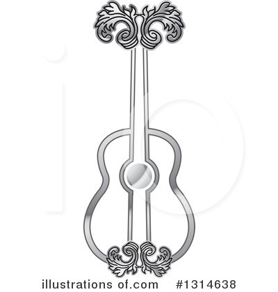 Royalty-Free (RF) Guitar Clipart Illustration by Lal Perera - Stock Sample #1314638