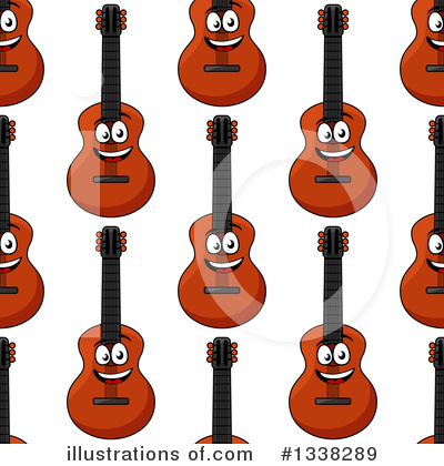 Royalty-Free (RF) Guitar Clipart Illustration by Vector Tradition SM - Stock Sample #1338289