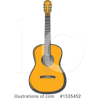 Royalty-Free (RF) Guitar Clipart Illustration by Vector Tradition SM - Stock Sample #1535452
