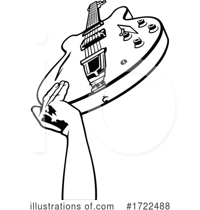 Royalty-Free (RF) Guitar Clipart Illustration by dero - Stock Sample #1722488