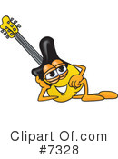 Guitar Clipart #7328 by Mascot Junction